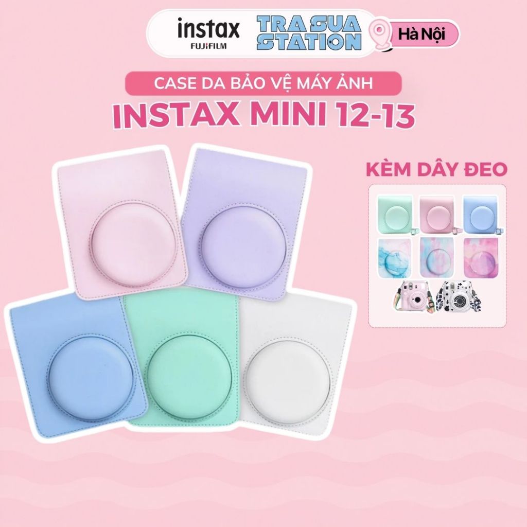 เคส instax mini 13/ Mini 12 เคสป้องกันสําหรับกล้อง instax Mini 12/ Mini 13 - รวมสายฟรี