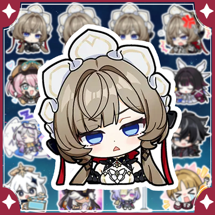 [Genshin Impact] สติ๊กเกอร์ Sandrone, Columbina, Charlotte, Cistali, Furina และตัวละครอื่นๆ