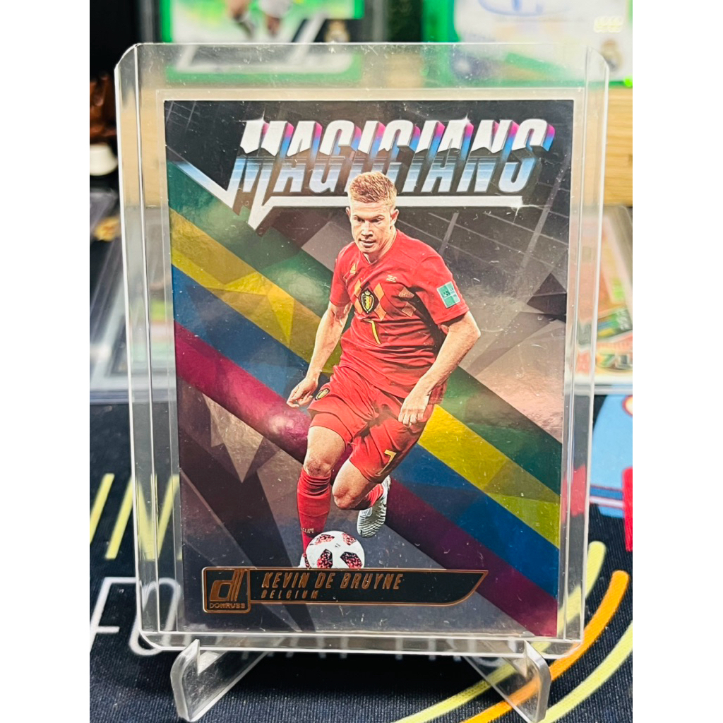 Kevin De Bruyne เบลเยียมนักมายากล Panini Donruss 2018/19 การ์ดฟุตบอล