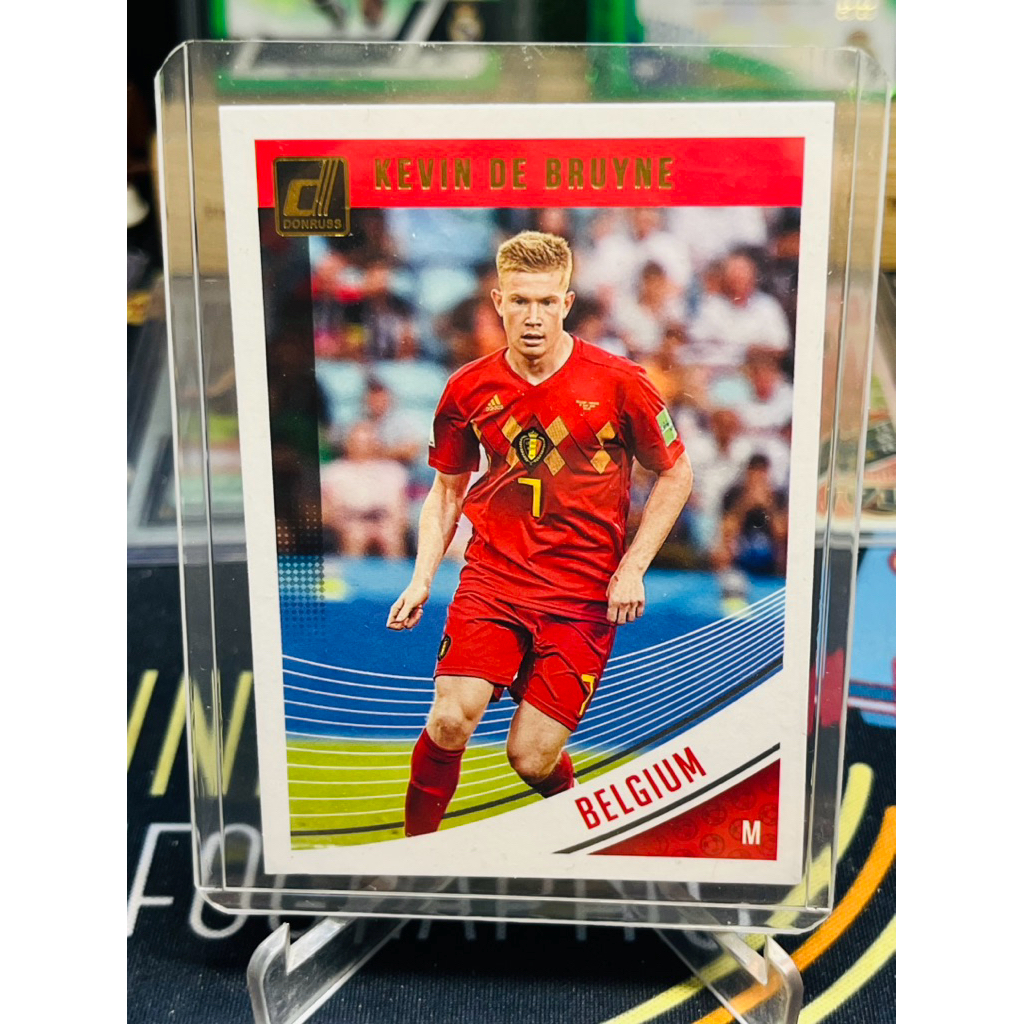 Kevin De Bruyne เบลเยียม Panini Donruss 2018/19 การ์ดฟุตบอล