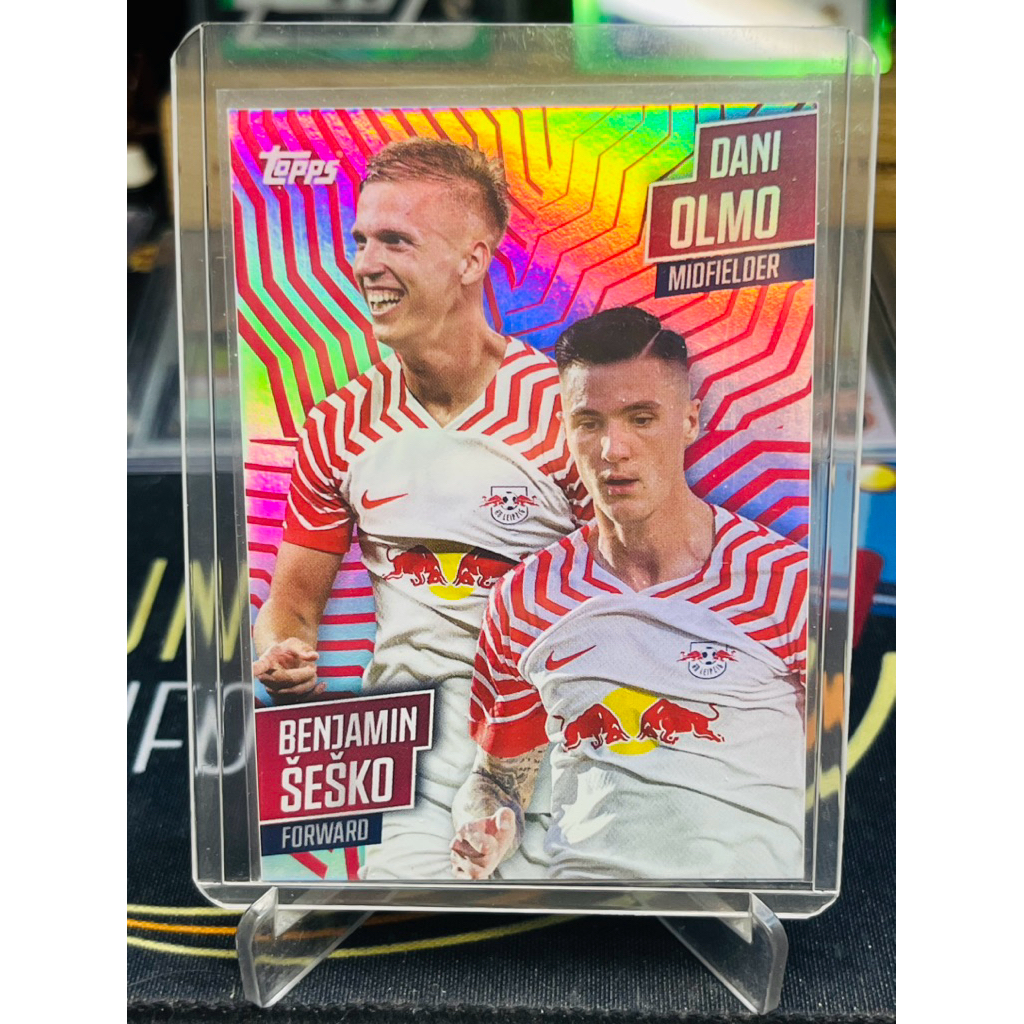 การ์ดฟุตบอล Benjamin Sesko - Dani Olmo RB Leipzig Topps Team Set 2024