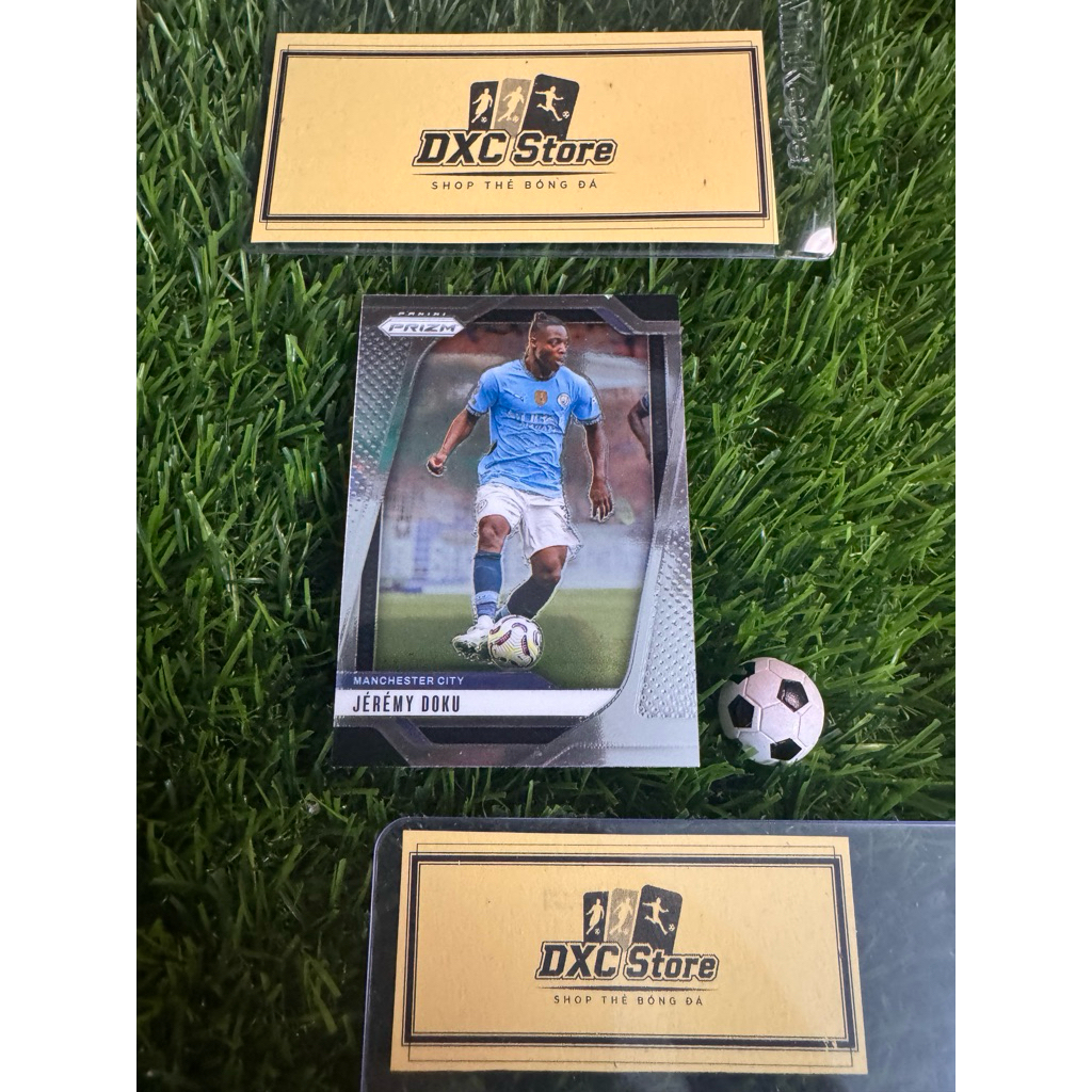 [ ของแท้ ] - PANINI PRIZM LEAGUE PREMIER 2025 - JOREMY DOKU (MANCHESTER CITY)