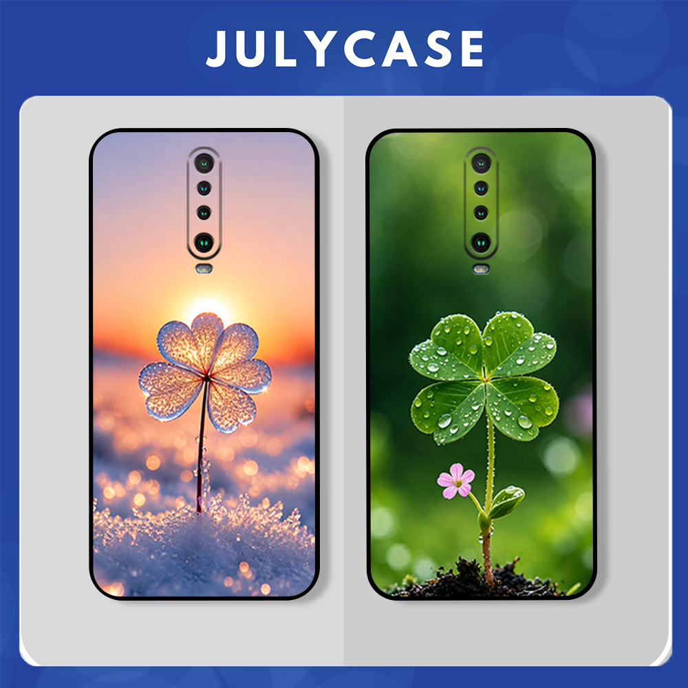 Xiaomi Redmi K30 - K30 5G - K20 - K20 Pro Case รูปทรงโคลเวอร์ 4 แฉก โชคดี สวย