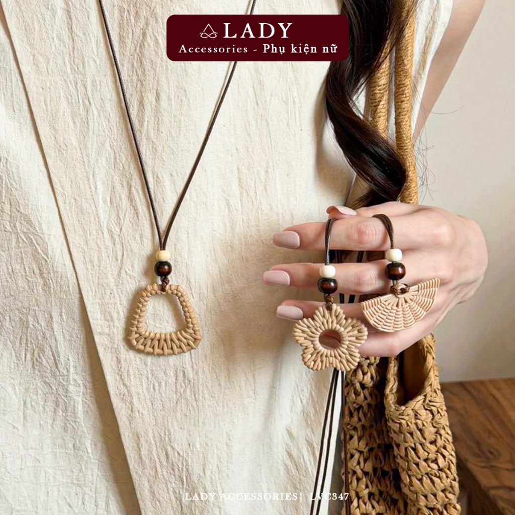 สร้อยคอหวายสไตล์โบโฮสําหรับผู้หญิง เครื่องประดับแฟชั่น Lady Accessories LVC347