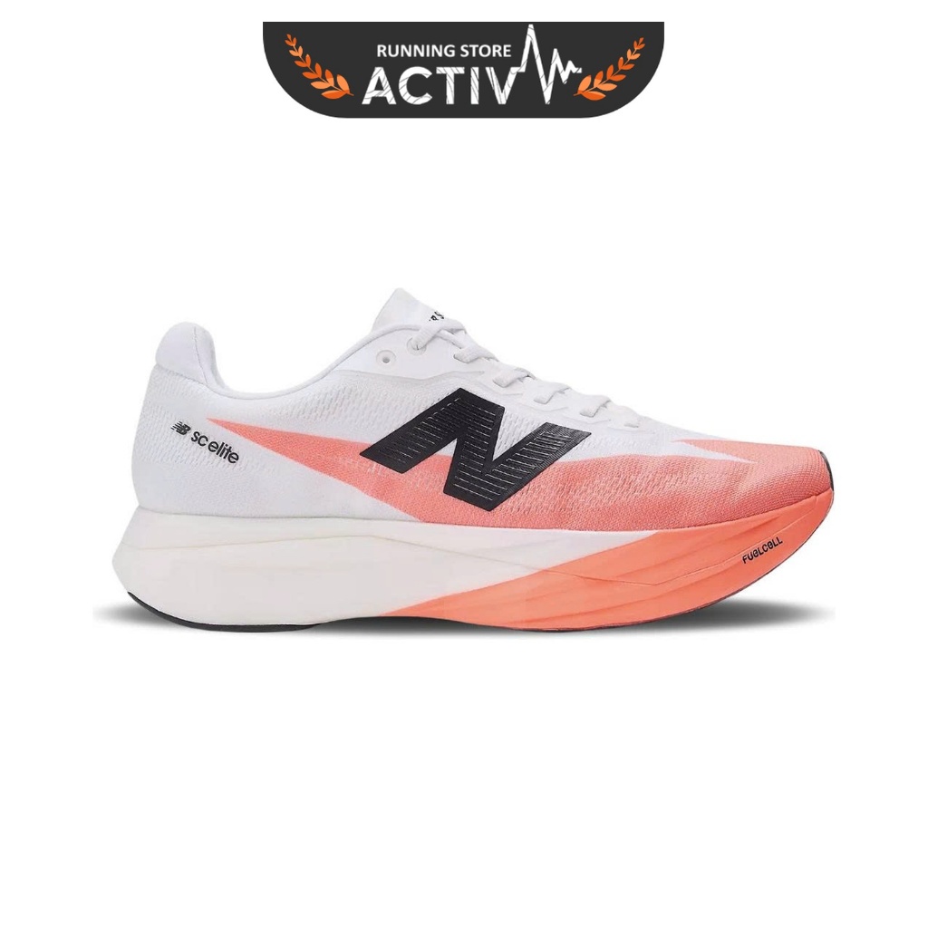 New Balance FuelCell SC Elite V5 รองเท้าวิ่งผู้หญิง - ด่วนสีแดง/ขาว - 40