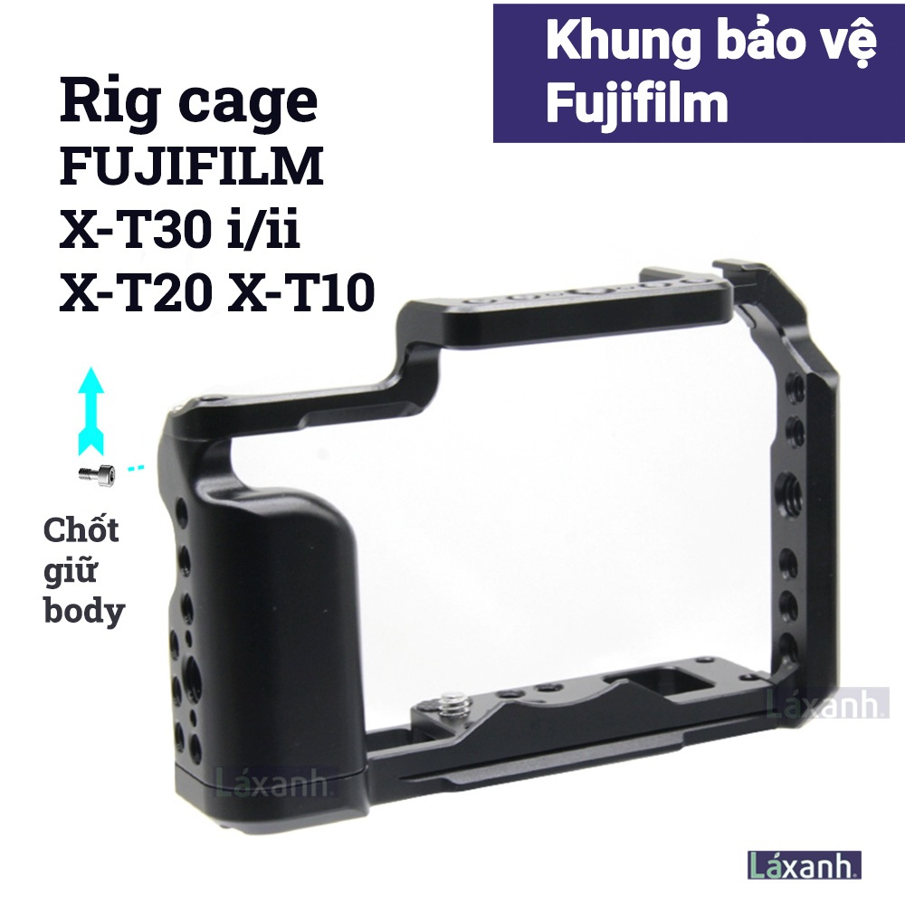 Fujifilm X-T30 X-T30iii X-T20 X-T10 | ขายึดกล้องกรงแข็งกรอบป้องกัน Fujifilm xt10 xt20 xt30 xt30ii xt