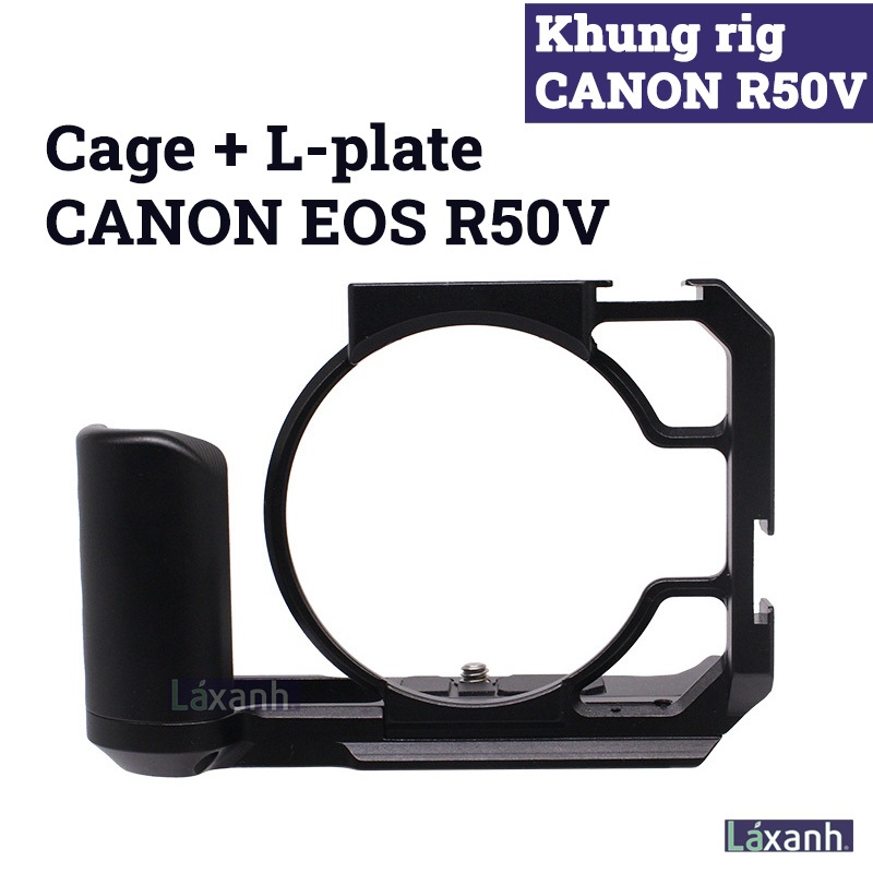 แคนนอน R50V | กรง Rig + กรอบป้องกันกล้อง L-plate สําหรับ Canon eos r50v rigente lplate grip handcase