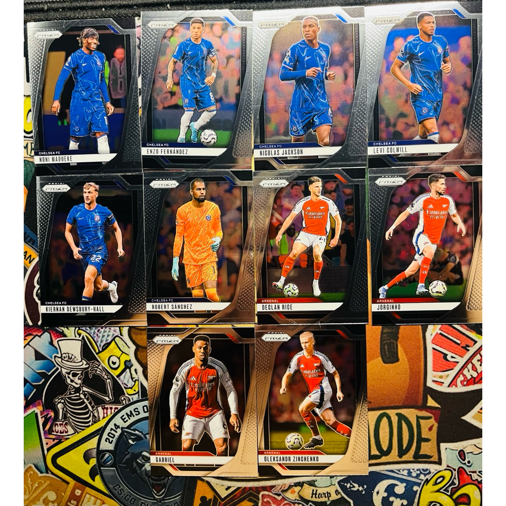 Base Arsenal Football Card,Chelsea Panini Prizm EPL 2024/25