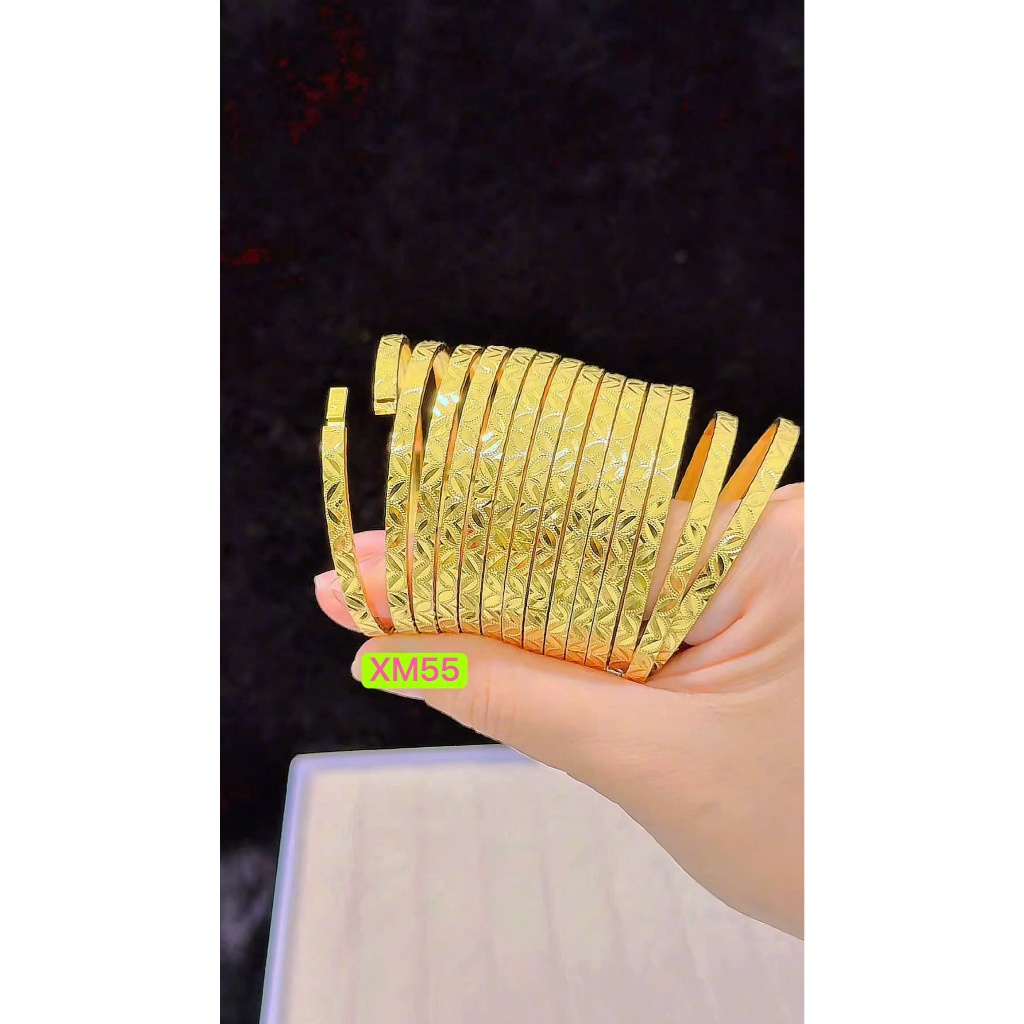 สร้อยข้อมือ Ximen Lani - XM55 ximen ชุดแกะสลักด้วยดอกไม้ข้าวสี