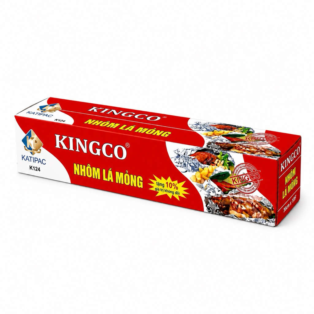 KINGCO K124 ฟอยล์อบ – ฟอยล์ KINGCO K124 - KINGCO K124 อลูมิเนียมฟอยล์บาง