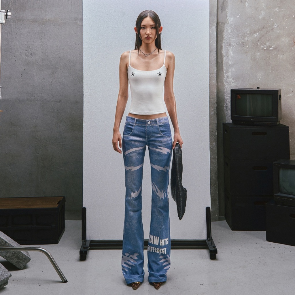 TATICHU - เสื้อกล้ามพิมพ์ลาย RAW Star - เสื้อกล้ามพิมพ์ลาย RAW Star