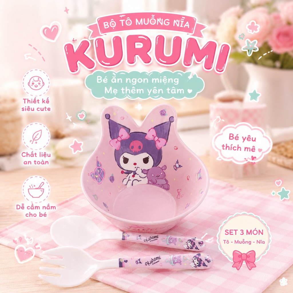 ชุดชามและส้อม KURUMI