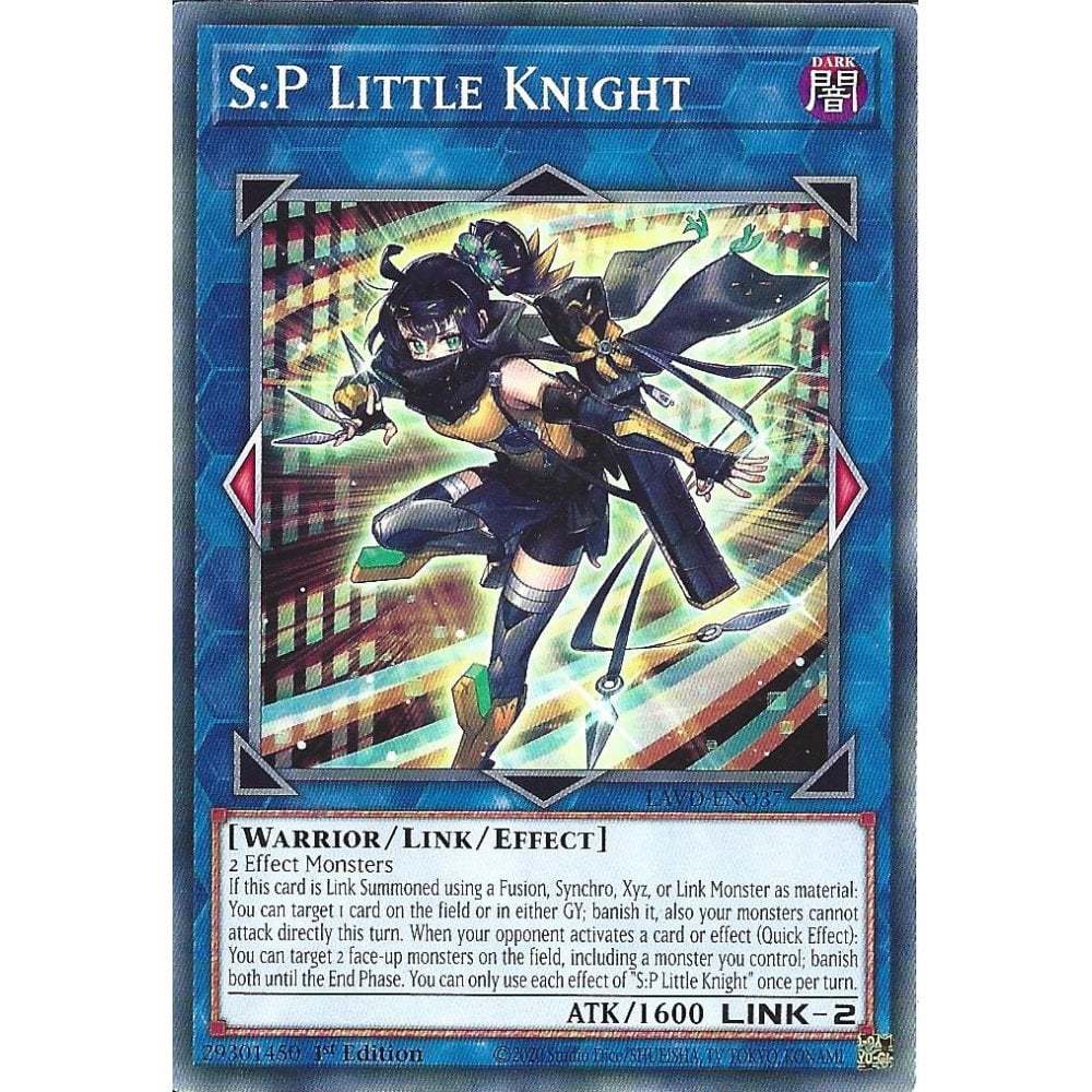 [KW2 Yugioh] [EN-UK] [Wifu] การ์ด LAVD-ENO37, L26D-ENM32 S:P Little Knight : การ์ดทั่วไป : รุ่นที่ 1