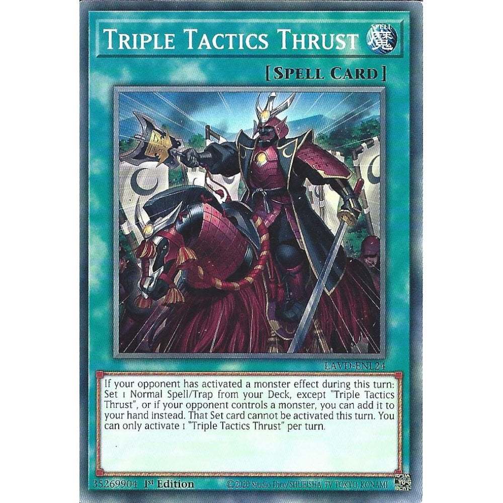 [KW2 Yugioh] [EN-UK] การ์ด L26D-ENX24, L26D-ENS23, LAVD-ENL24 Triple Thrust Tactics - ทั่วไป