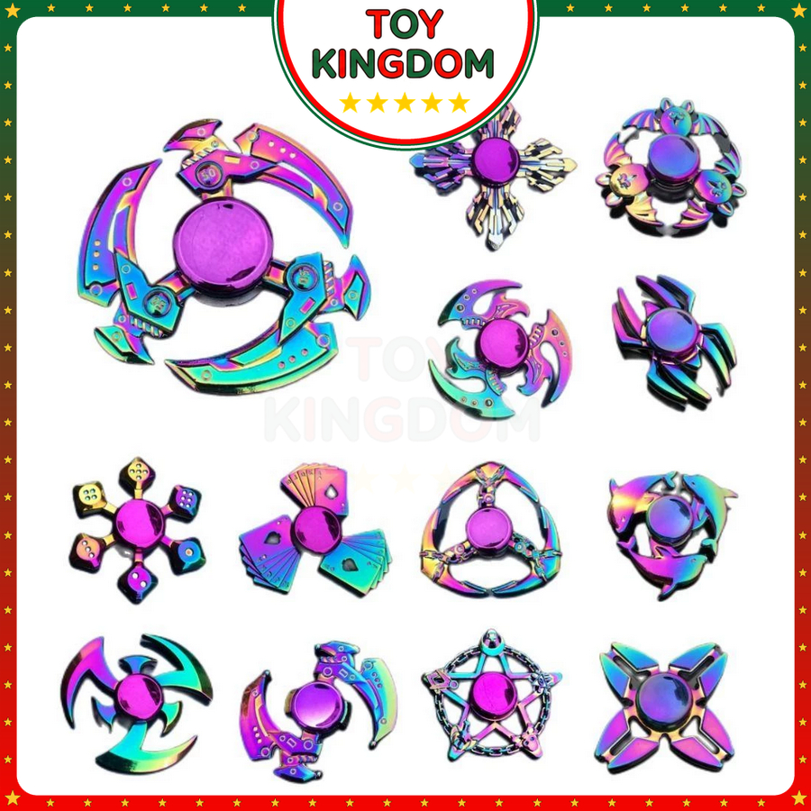 [โลหะ] Spinner Fidget Toy Infinity Spinner Nado ความเครียดบรรเทาของเล่นเด็ก Spinner