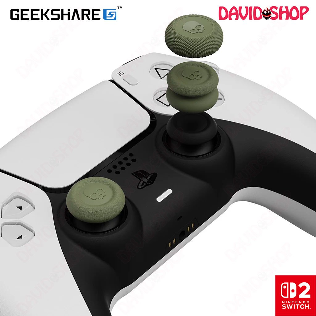Thumb Grip Set Savage Raven analog Knob (Skull & Co.) - PS5, PS4, Pro Controller, Pro Controller 2