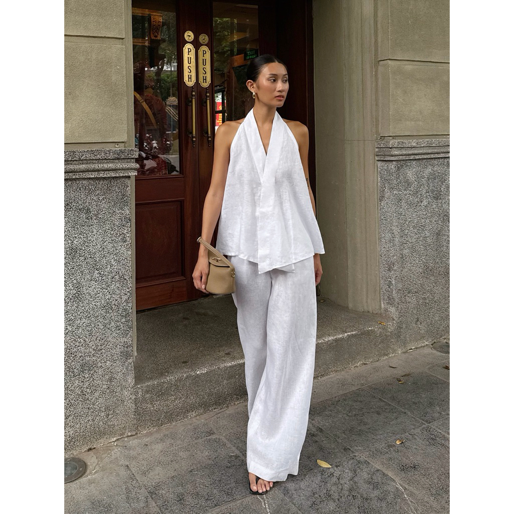 Dutti Top | เสื้อคอปกผ้าลินินอัดคุณภาพสูง (รูปเดิม)