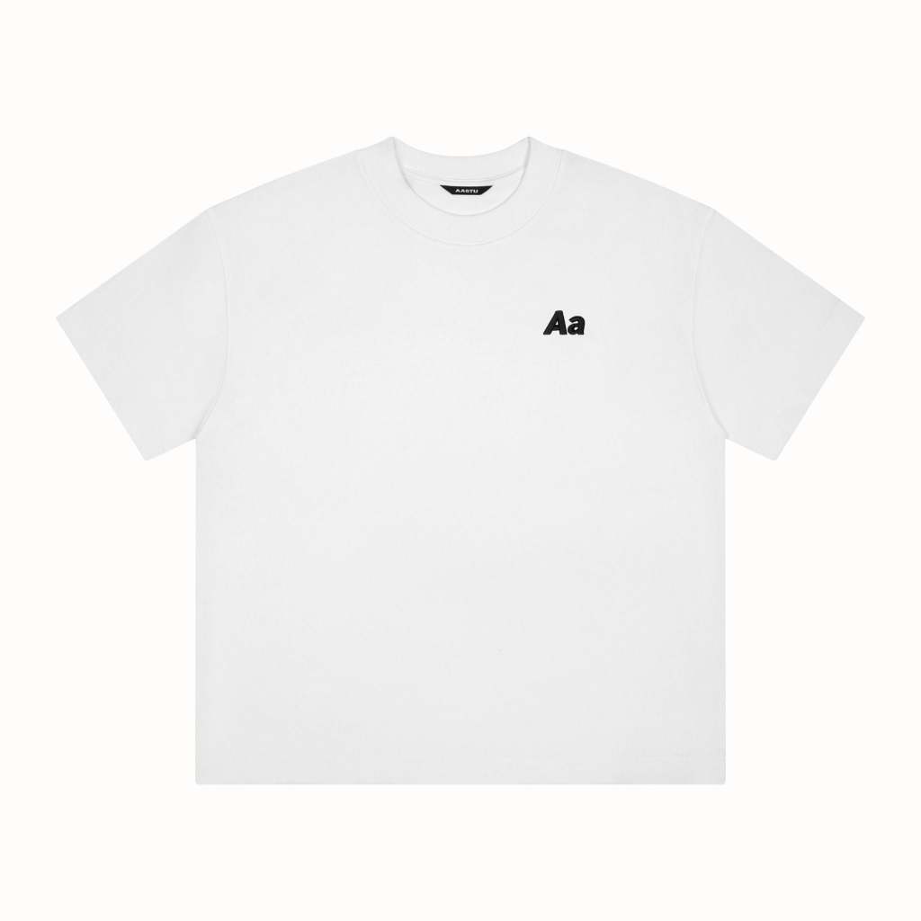AA RACING LOGO TEE // สีครีม สีขาว