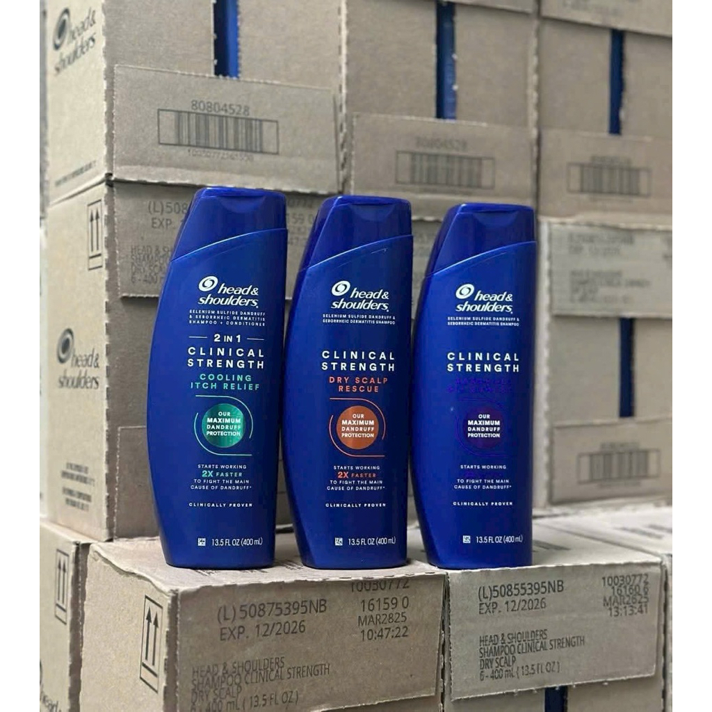 ขวดแชมพู Head & Shoulder 400ml (บิล US)