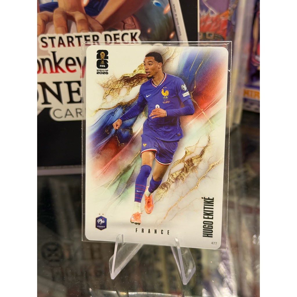 [SOLD เท่านั้นสําหรับจอแสดงผล] การ์ดผู้เล่น Hugo Ekitike Panini x Kayou World Cup 2026 สี BLAST เสื้