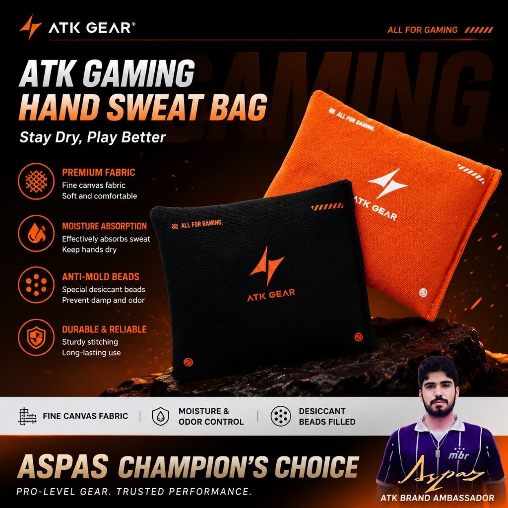 ATK GEAR HAND SWEAT BAG – รองรับสําหรับเล่นเกม