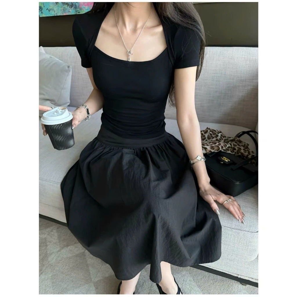 LAYLA SKIRT คุณภาพสูง SAN เสื้อผ้าต่ําเอว Basic Pleated SKIRT - P15