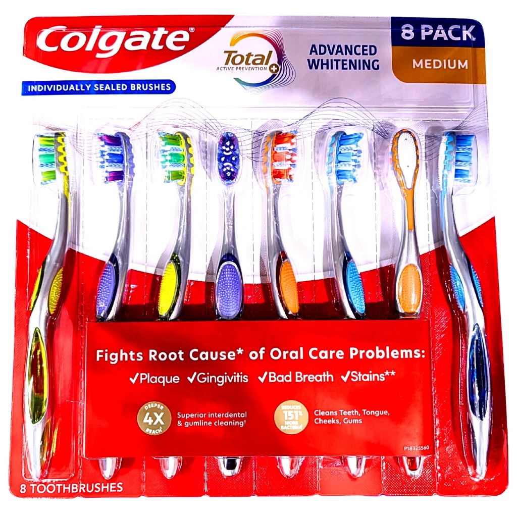 Colgate Total Advanced Whitening Brush 8 – Medium (Medium soft)