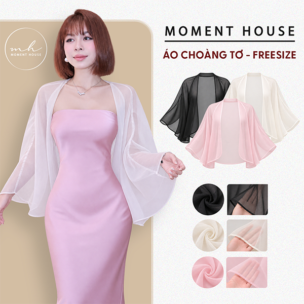 HIGH QUALITY SILK COAT - FREESIZE ชีฟองไหมเนื้อนุ่ม รูปทรงหรูหรา ร่วมมือง่าย