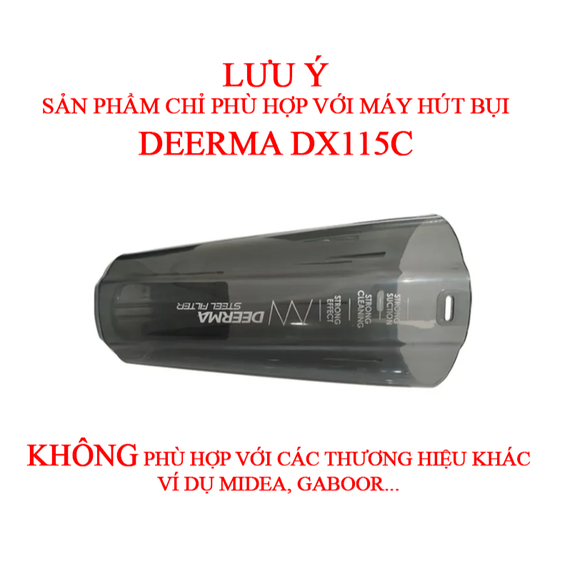 [ของแท้] ถังขยะทดแทนสําหรับเครื่องดูดฝุ่น Deerma DX115c / DX115s