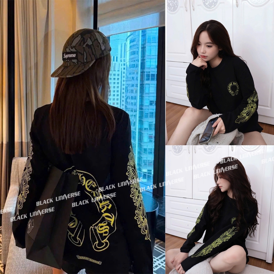 Chomer จาก GAVANA เสื้อยืดแขนยาว unisex ทําจากผ้าฝ้ายคุณภาพสูง