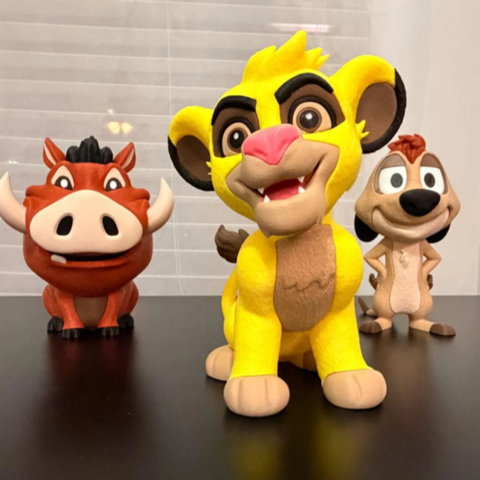 โมเดลตัวละคร Lion King - Pumba - Timon - Simba, Lion King ของขวัญ โมเดล