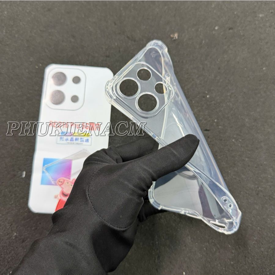 OPPO RENO 16 PRO 5G เคสยืดหยุ่นโปร่งใสพร้อมด้านข้างกันกระแทกและกันกระแทก 4 ด้าน