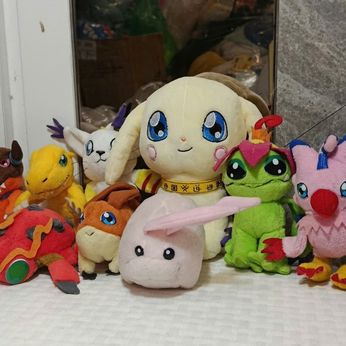 [Rare - Antique] Digimon Teddy Bear Collection - ของแท้จากญี่ปุ่น