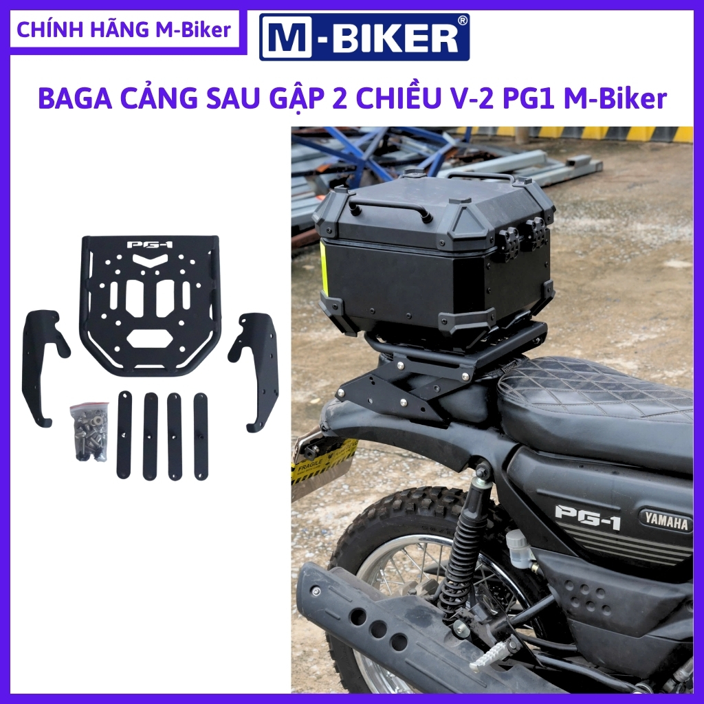 กระเป๋าพับ pg1, กระเป๋า pg1, กระเป๋าหลัง pg1, พอร์ตหลัง YAMAHA pg1-ABS, mbiker แท้ อุปกรณ์เสริม