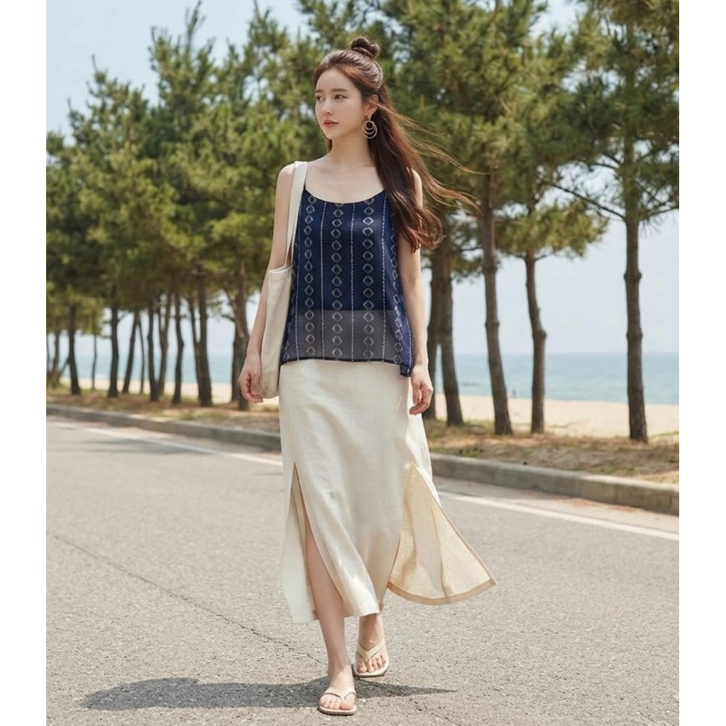 เสื้อกล้ามลาย Boohoo ของญี่ปุ่น - 2 Hands (Size L)
