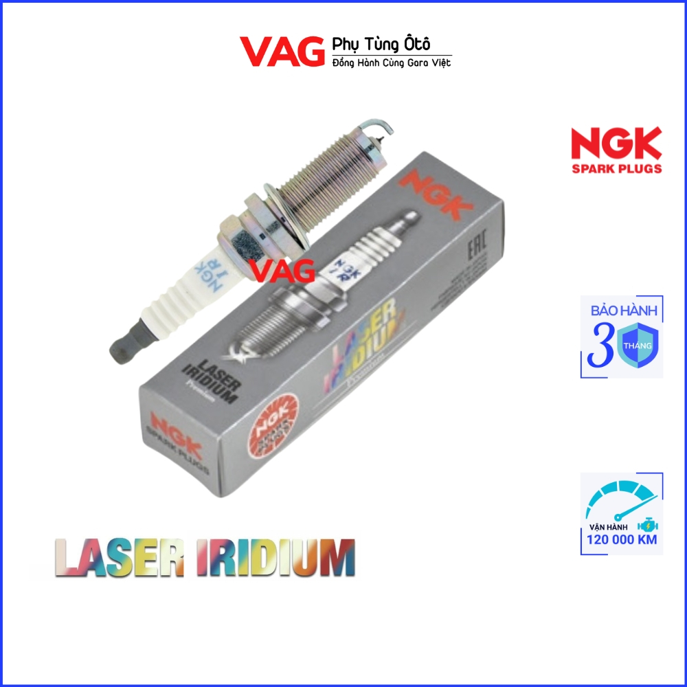 หัวเทียนยี่ห้อ NGK Laser Iridium รหัส LZFR5BI-11 สําหรับ Mitsubishi Attrage, Mirage, Xpander