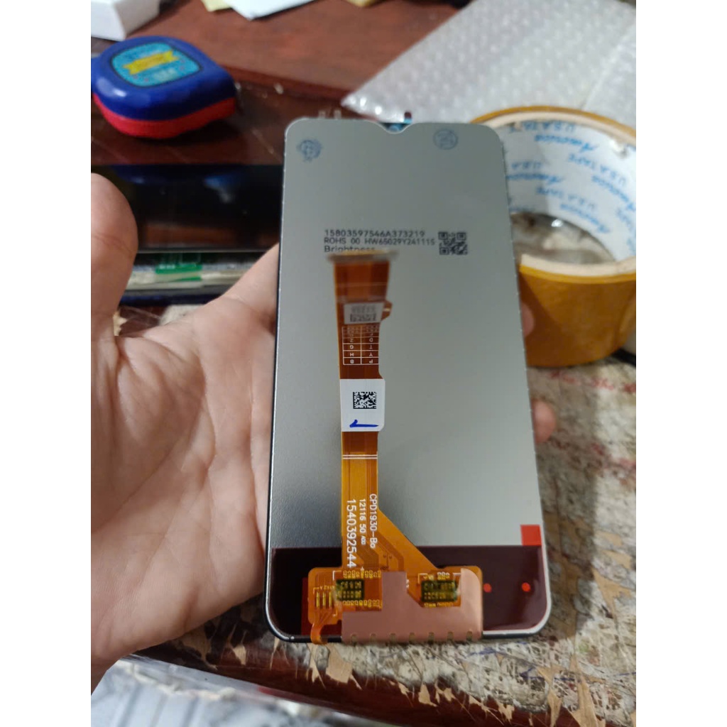 เปลี่ยนหน้าจอสําหรับ Vivo Y19 / V1915 / Y5S สีดํา