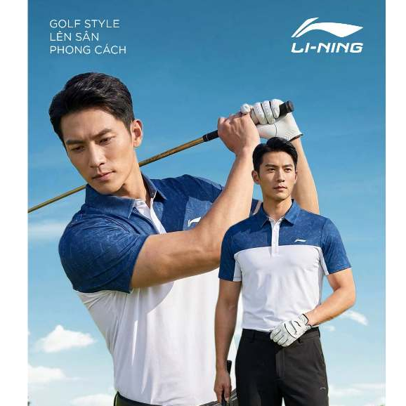 Li-Ning Golf เสื้อโปโลกีฬาผู้ชาย APLWB67-1V