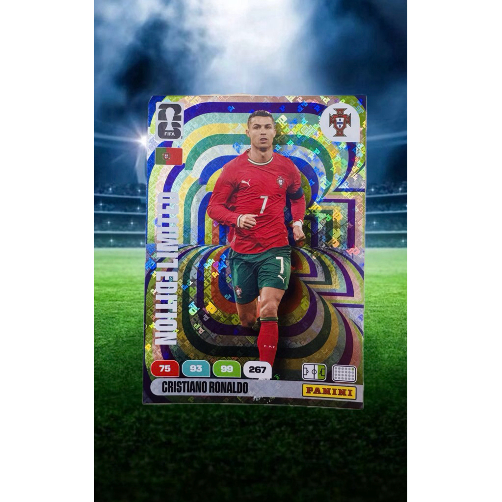 การ์ด Ronaldo XXL Panini ผลิตภัณฑ์ของแท้