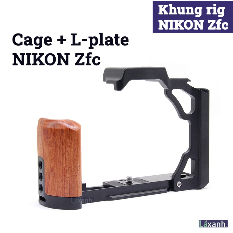 นิคอน ZFc | โครงกรง Rig + กรอบป้องกันกล้อง L เคสมือ ปลอกแฮนด์ Lplate L ขายึด Nikon ZFc ZF-c