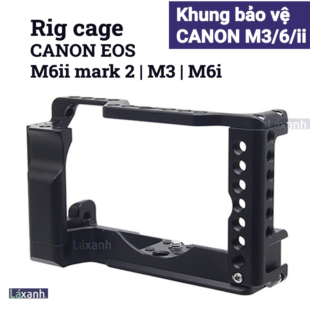 Canon EOS M3 M6 M6ii เครื่องหมาย 2 | กรอบป้องกันกล้องกรง Rig canon eos m3 m6 mark 2