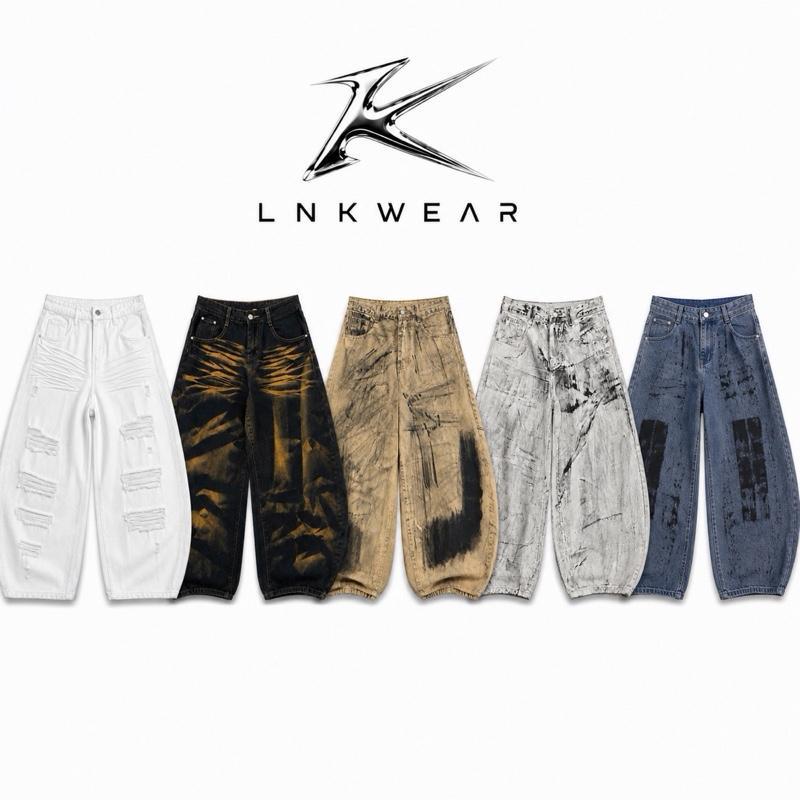 CURVED TUBE JEANS DL 14 OZ LNKWEAR
