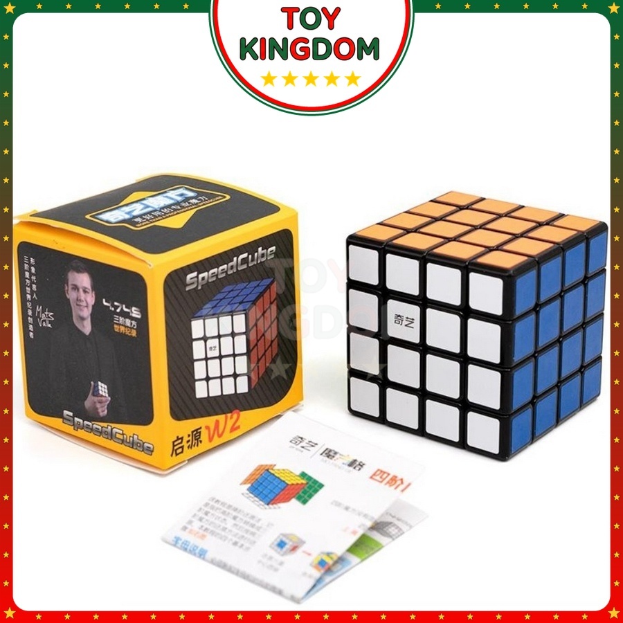 Rubik 4x4 QiYi QiYuan 4x4 Cube 4 ชั้น Rubiks Cube 4x4x4 เด็กปัญญาของเล่น
