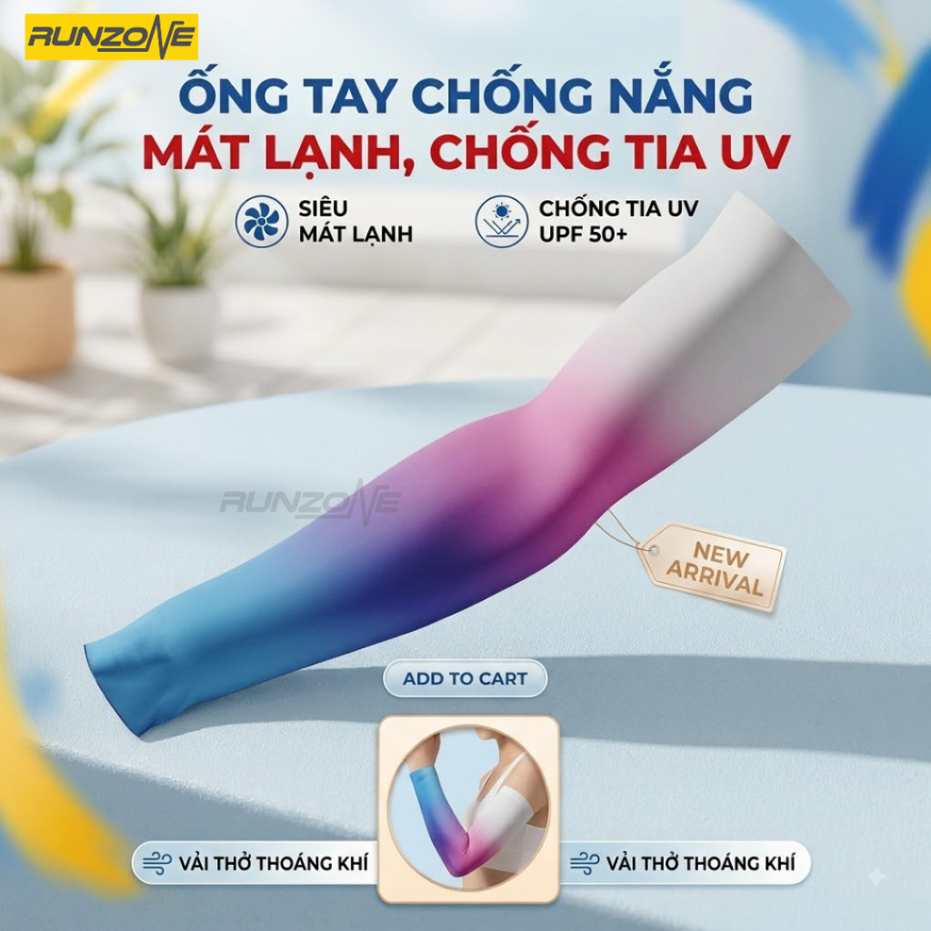ถุงมือกันแดด - Freezise UV Protection - RunZone