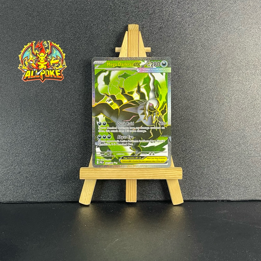 [ AllPoke ] การ์ดโปเกมอน TCG,Mega Darkrai ex - 101/084 -M-NM