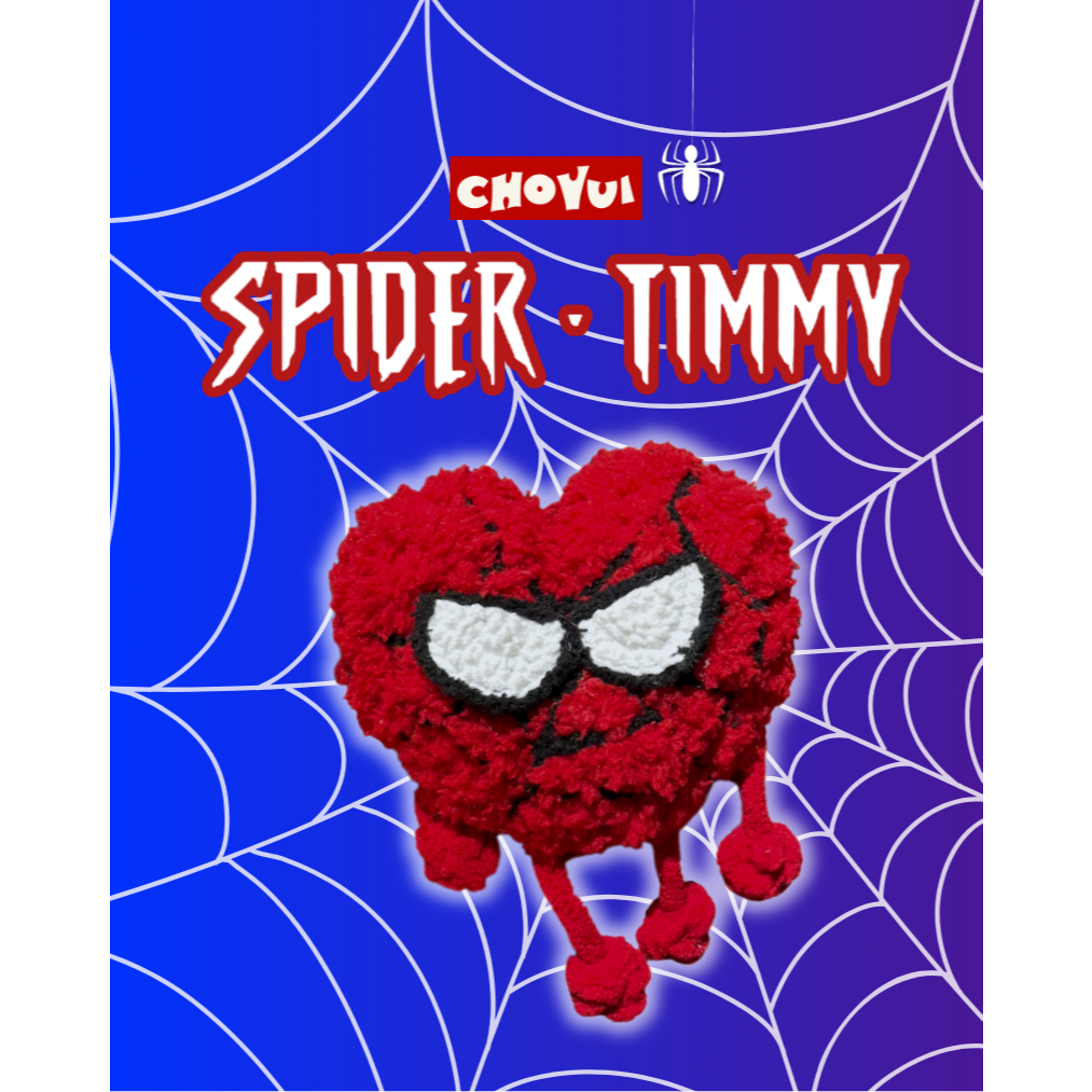ตะขอถุงของขวัญ Spider Timy รุ่นพิเศษโดย Cho Vui Craft