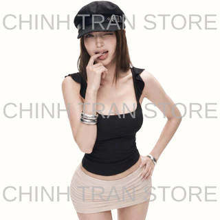 FAIRY WINGS เสื้อโครเชต์ Bodycon ผลิตจากผ้าฝ้ายยืด นุ่ม เย็นสบาย และ Feminine - Chinh Tran Store
