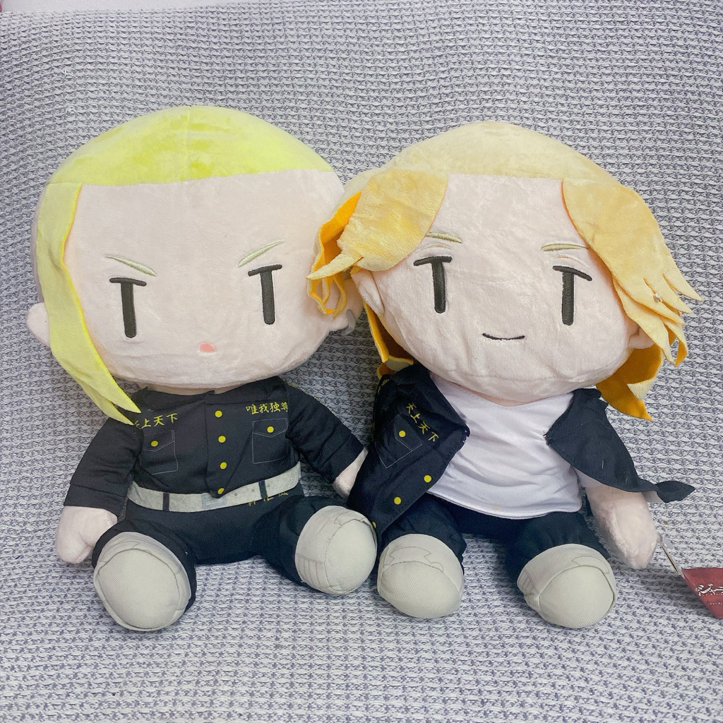 ตุ๊กตาหมีตุ๊กตา Mikey Sano Manjiro Draken Ryuguji Ken อะนิเมะ Tokyo Revengers