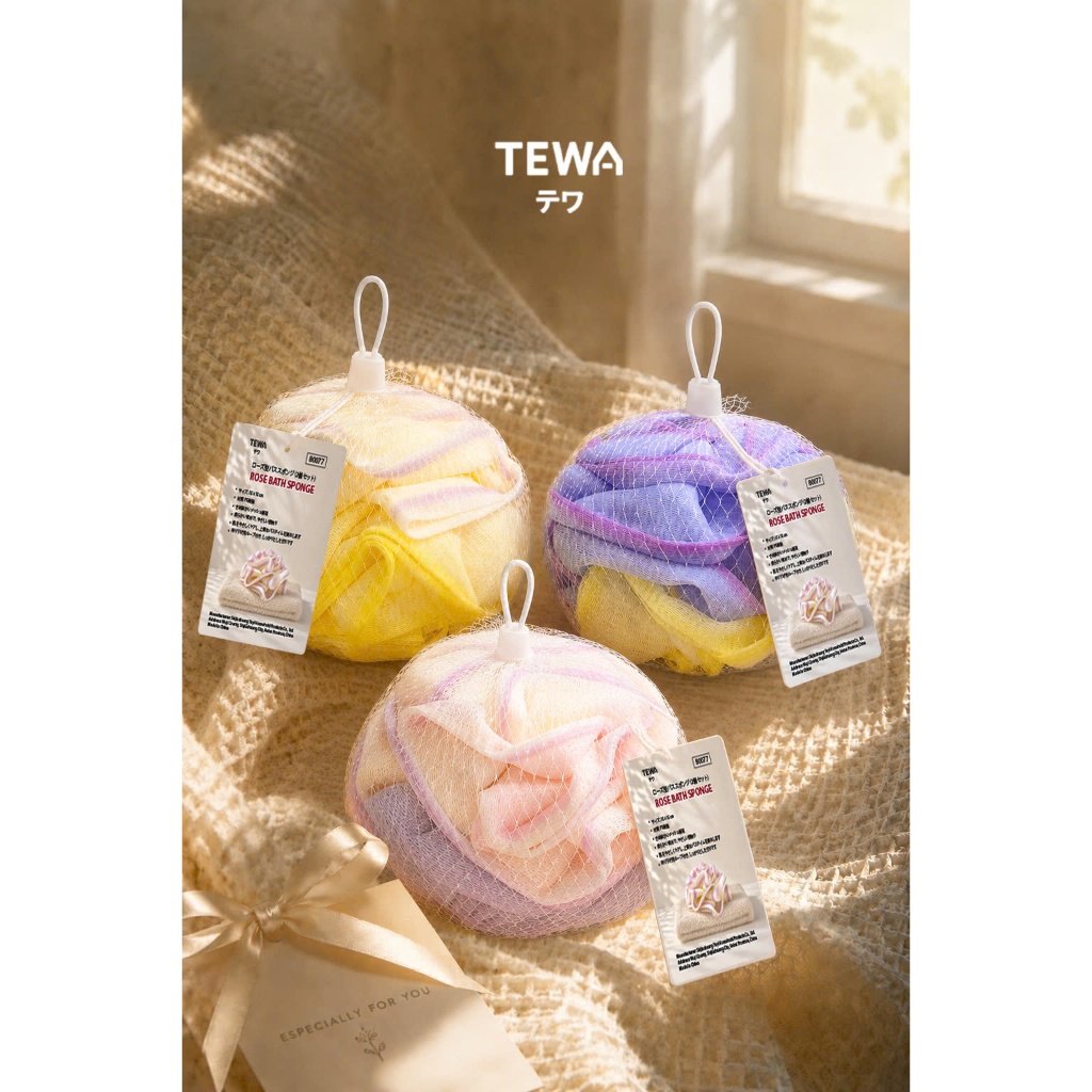 SET 2 ชิ้น TEWA 3D MASSAGE NET BATH CODE 80077 – ซื้อ 1 แถม 1 ฟรี