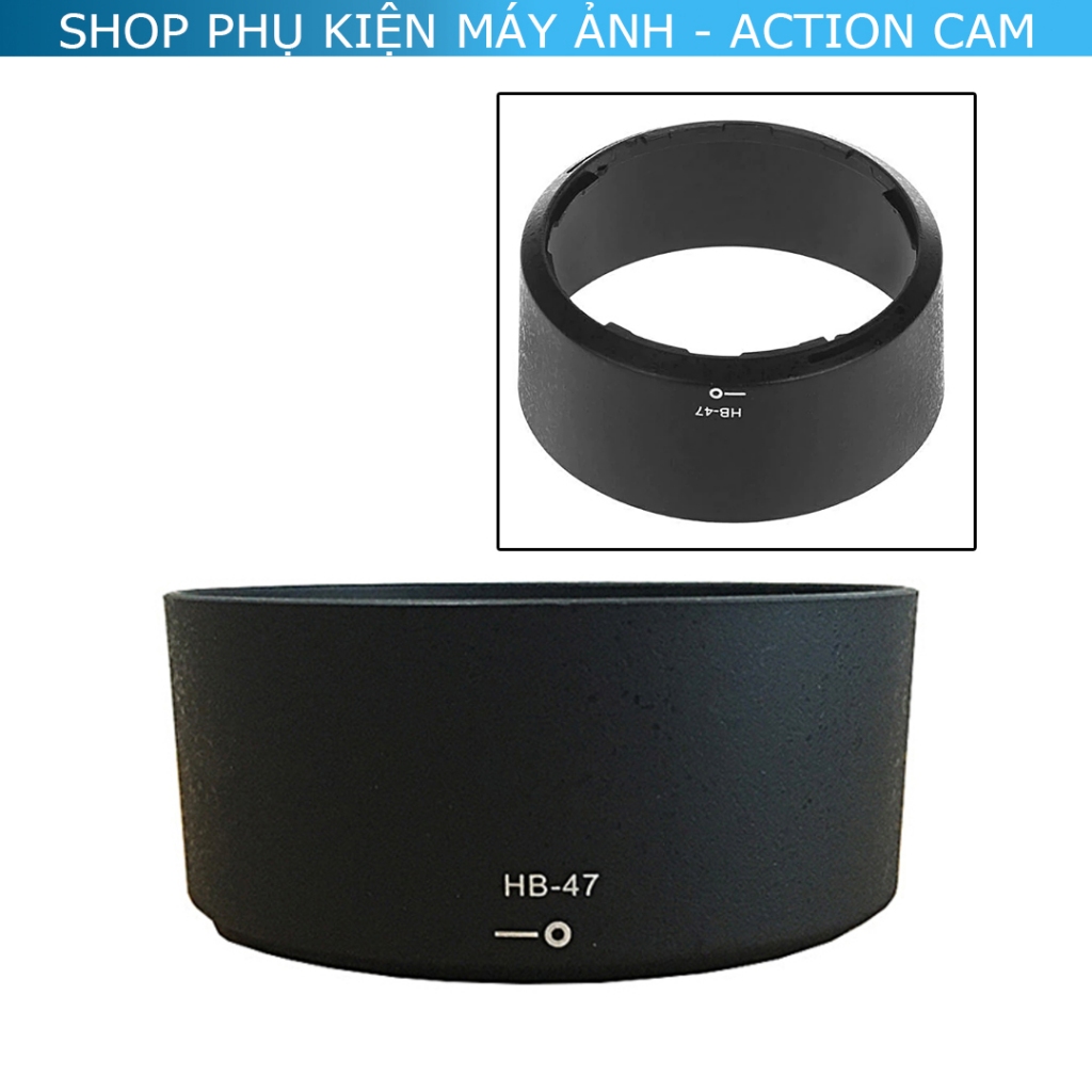 เลนส์ฮูด HB-47 สําหรับ Nikon AF-S NIKKOR 50mm F/1.4G F/1.8G [ลําโพงบังแดด HB-47]